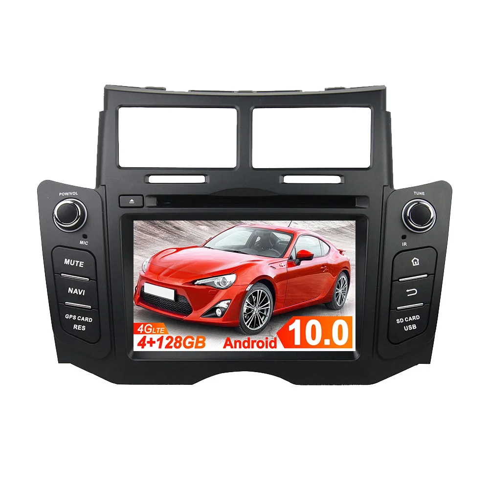 

Автомобильный DVD-плеер PX5/PX6 Android10, магнитола для Toyota Yaris 2005-2011, автомобильный мультимедийный плеер, стерео радио