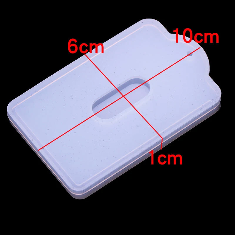 Bus Card Pocket ID Holder Pocket Set Pendant Silicone Mold Jewelry Making UV epoxy Resin Craft Handmade DIY art Tool