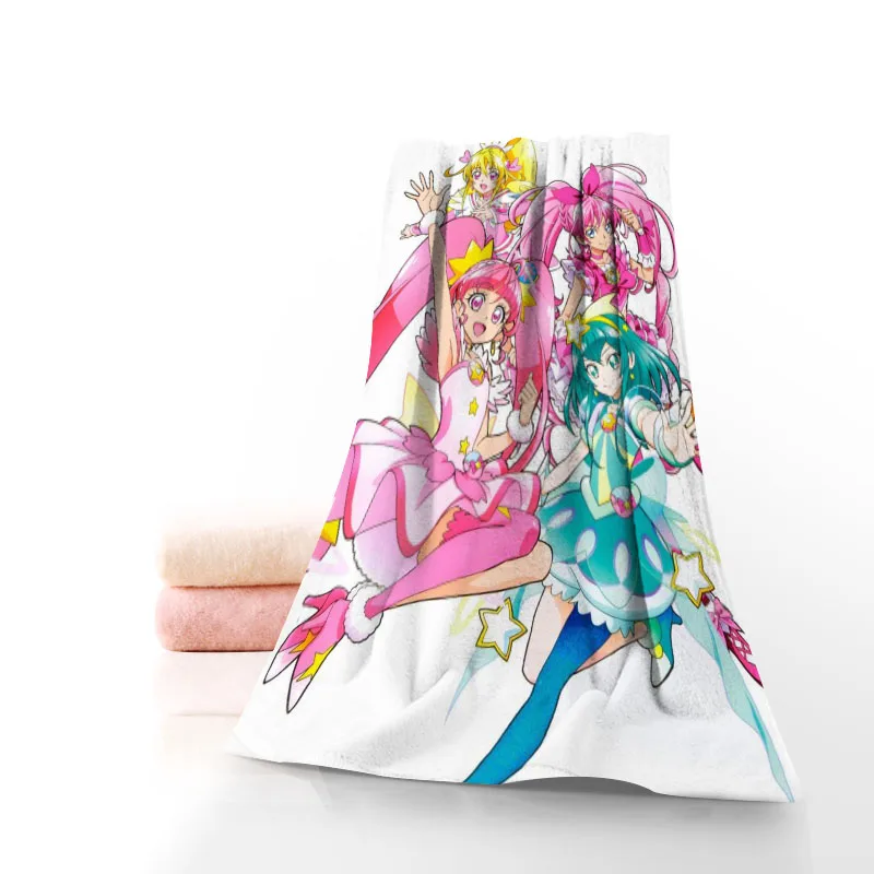 

New Star Twinkle Precure Towels Microfiber Bath Towels Travel,Beach,Face Towel Custom Creative Towel Size 35X75cm,70X140cm