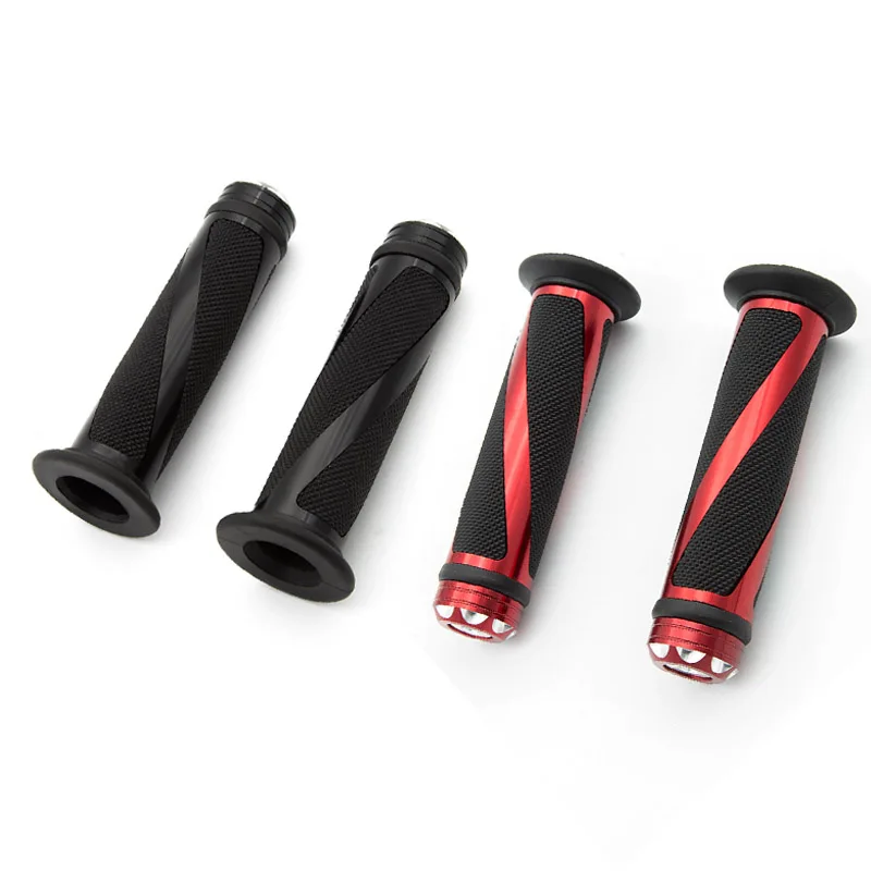 ด้ามจับรถจักรยานยนต์ Motocross 7/8 "22MM Handlebar Hand Grip สำหรับ Honda Suzuki Kawasaki Yamaha Universal Handlebar อุปกรณ์เสริม
