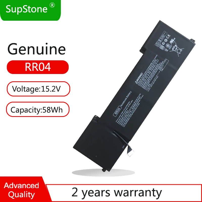 SupStone New RR04  Battery For HP Omen 15-5000NA 5000ND 5011TX 5220NR 5120NR 5117TX 5104TX 5051NA 778951-421 TPN-W111 LB6N