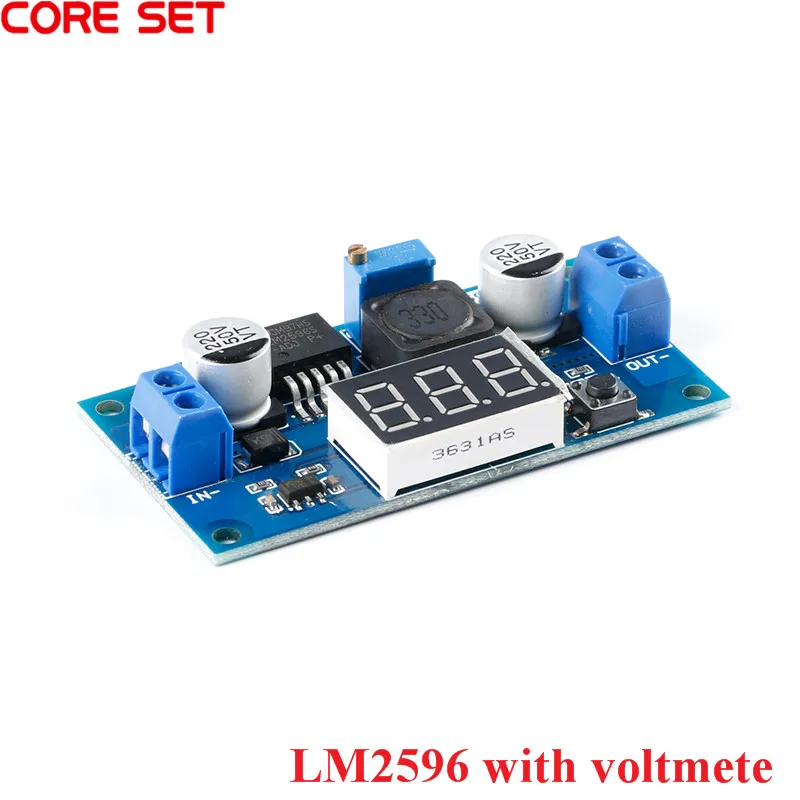 LM2596s DC-DC Step-down Converter Power Supply Module 3A Adjustable Step-Down Module LM2596 Voltage Regulator 24V 12V 5V 3V