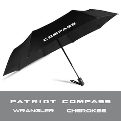 Car Fully Automatic Folding Umbrella For Jeep Renegade Wrangler JK JL Cherokee Patriot Trail Hawk Compass Auto Accessories