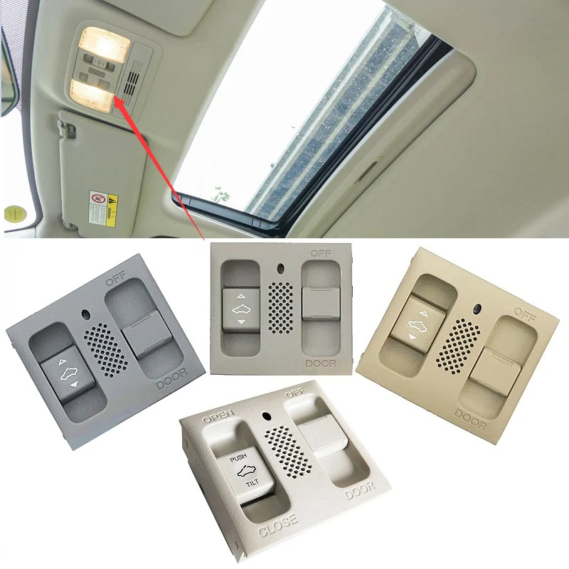 Yasong For Honda Civic 2016-2019 Auto Interior Skylight Switch Front Sun Roof Control Button Reading Light Sunroof Switch