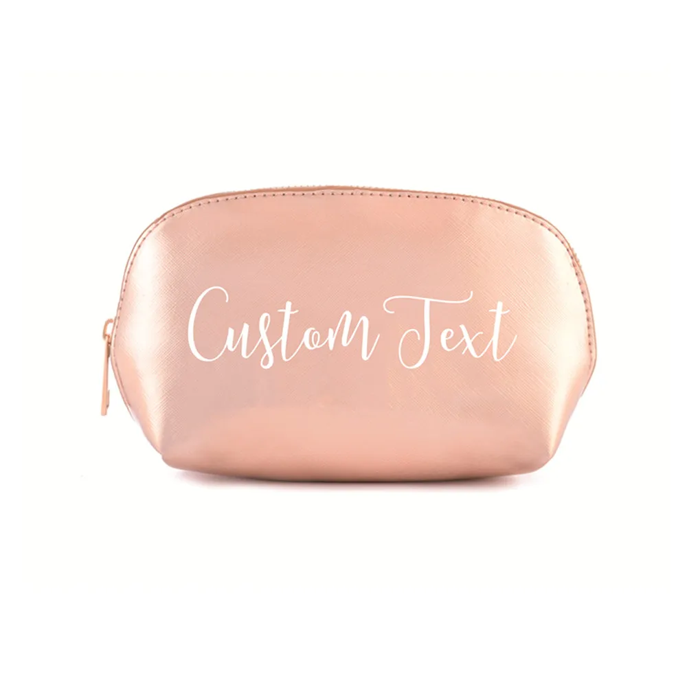 Personalised Bridesmaid Gift Make Up and Swimsuit Waterproof Bag Maid of Honour Gift - Unique Gift for Bridal Party Custom