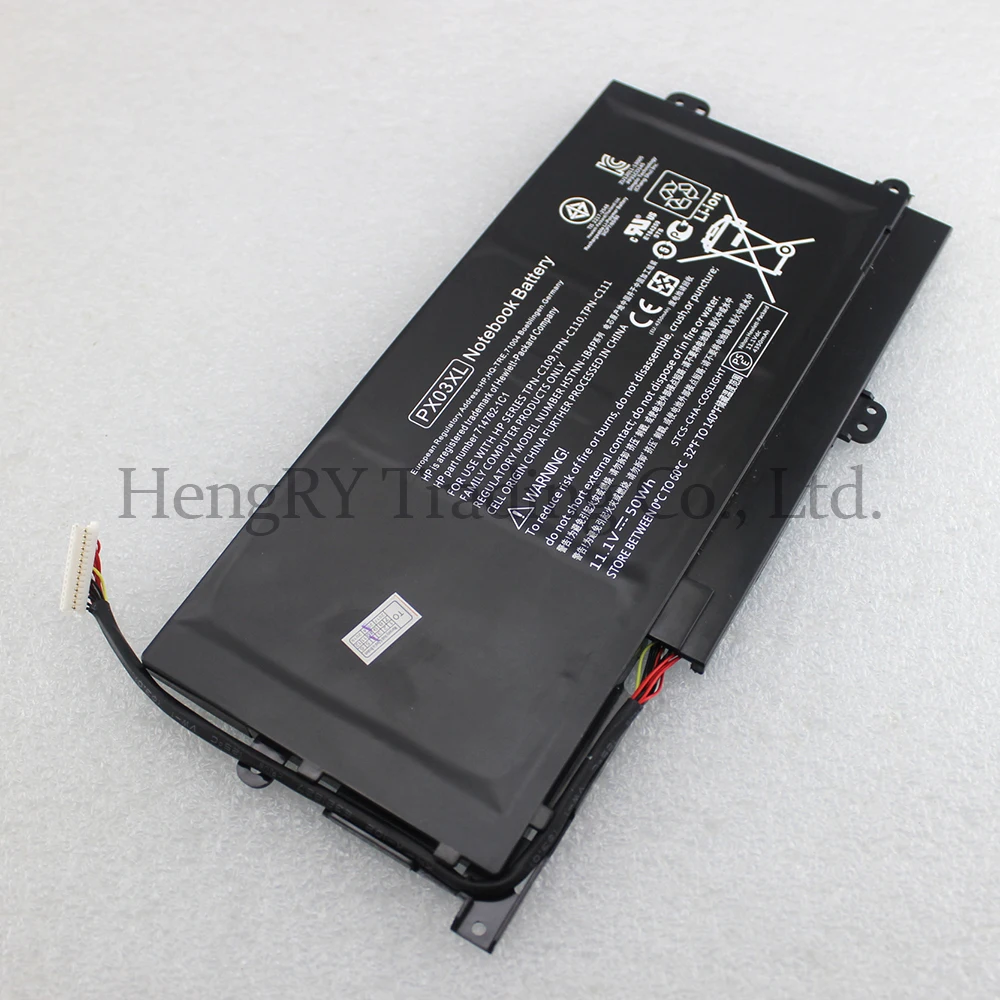 Batería PX03XL para portátil, para HP ENVY M6, M6-K, M6-k015dx, M6-1101sg, M6-1105DX, M6-1215TX, M6-1225, TPN-C109