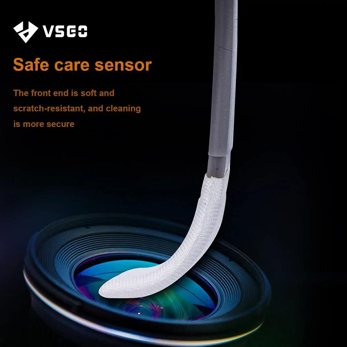 VSGO NEW Full-frame Sensor Cleaning Kit VS-S03E CCD Cleaner Fluid + 12 Individual Sealed Swabs for Sony Nikon Canon DSLR Clean