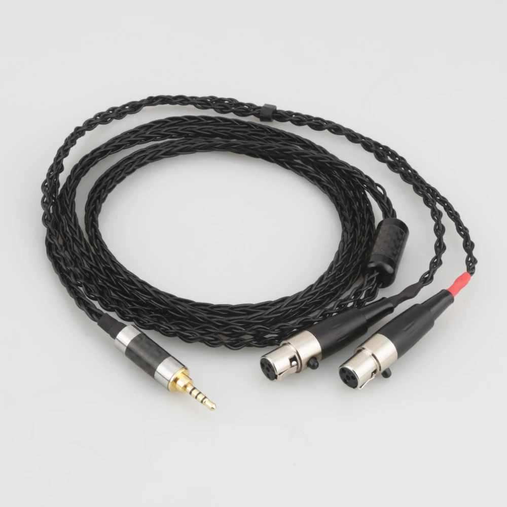 Audiocrast 2.5MM Earphone Headphone Upgrade Cable Silver Plated for Audeze LCD-3 LCD3 LCD-2 LCD2