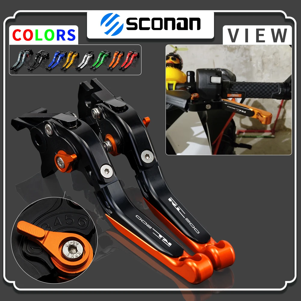 

Left Right Clutch Brake Handle Levers Set For KTM RC200 RC 200 2014 2015 2016 Motor Bike Motocross Motorcycle Accessories