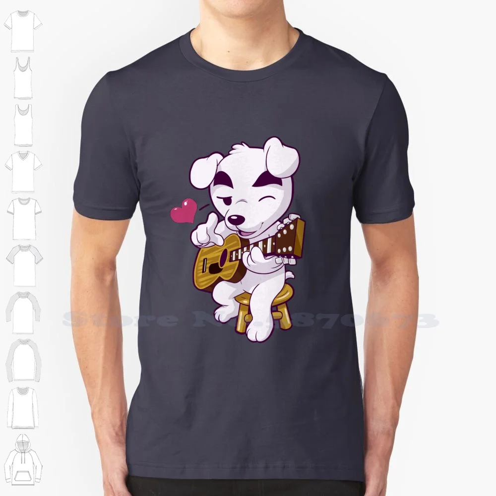 This Song Is For You 100% Cotton T-Shirt Kk Slider Totakeke Animal New Leaf Dog Guitar