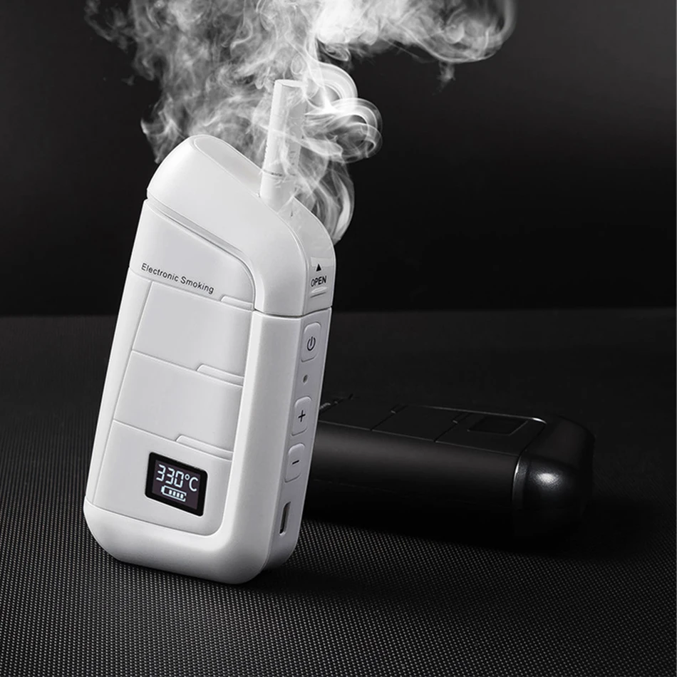 ZZtech Mới Thuốc Lá Điện Tử DY618 Với Màn Hình LED Không Lửa Vape Pen Nhiệt Mà Không Đốt Cháy Đầu Đốt Vape Với 2000Mah Vape bộ