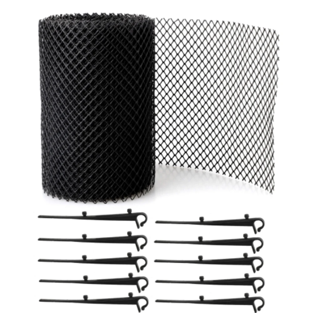 Plastic Drainage Gutter Guard  Plastic Mesh Guards Easy Install Gutters Cover To Prevent Garbage And Prevent Leaves