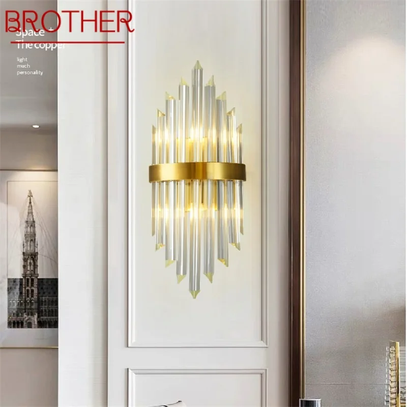 

BROTHER Modern Wall Lamp LED Indoor Sconces Light Fixtures Decorative For Home Bedroom Living Room