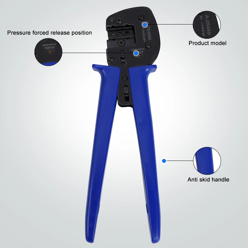 SOLAR PV Crimping Tool A2546B for SOLAR PV Connector Solar Cable 2.5 4 6mm2 PV Crimping Tools Pliers For DIY Solar Power System