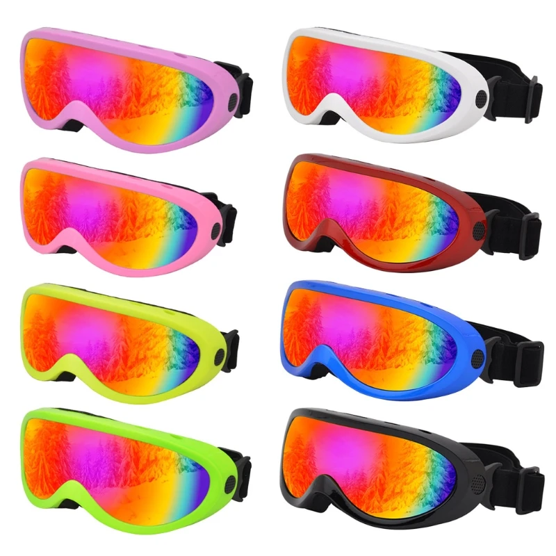 2024 New Ski Glasses Eyewear Adjustable Buckle Firm Comfortable Sponge Outdoor Goggles