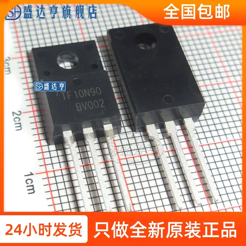 

10Pcs/Lot AOTF10N90 TF10N90 10A 900V TO220F DIP MOSFET Transistor