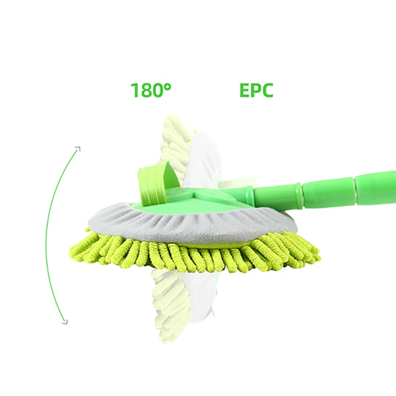 Newest Three Section Telescopic Car Washing Mop Super Absorbent Car Cleaning Car Brushes Mop Window Wash Tool Dust Soft Mop