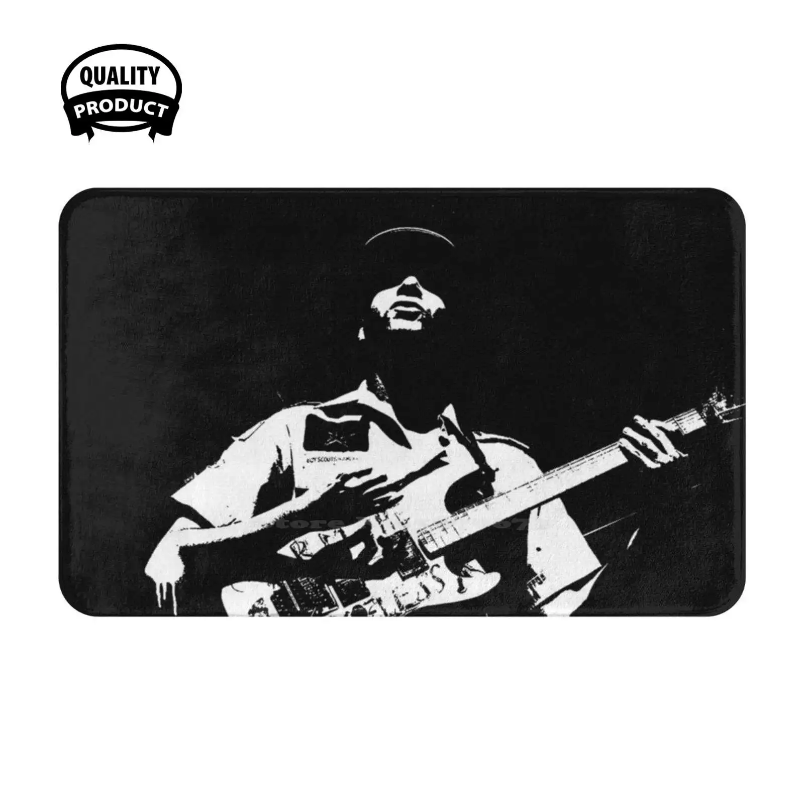 Cojín suave de Héroe de guitarra para el hogar, alfombra para la puerta del coche, alfombra eléctrica Punk, banda pesada, concierto, canción en vivo, Solo Rage, Tom Morello Hyun