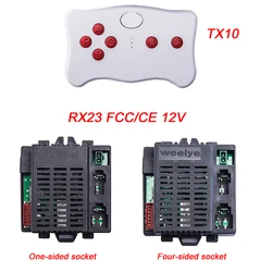weelye RX23 12V FCCE Remote Control Receiver for Children Electric Car Replacement Parts  Ride on toys 2.4G controller with smoo