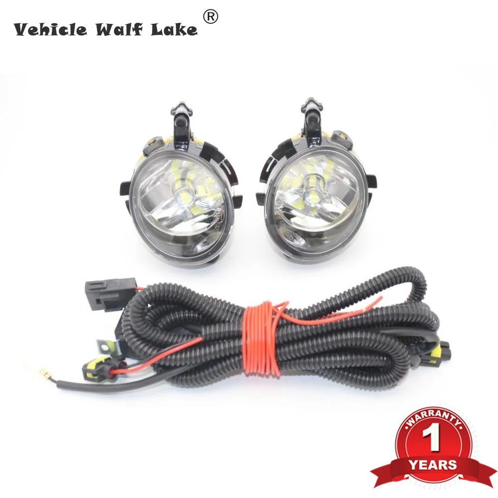 

2pcs Car LED Light For Seat Leon 2006 2007 2008 2009 2010 2011 2012 2013 Car-styling LED Fog Light Fog Lamp LED Bulbs And Wire