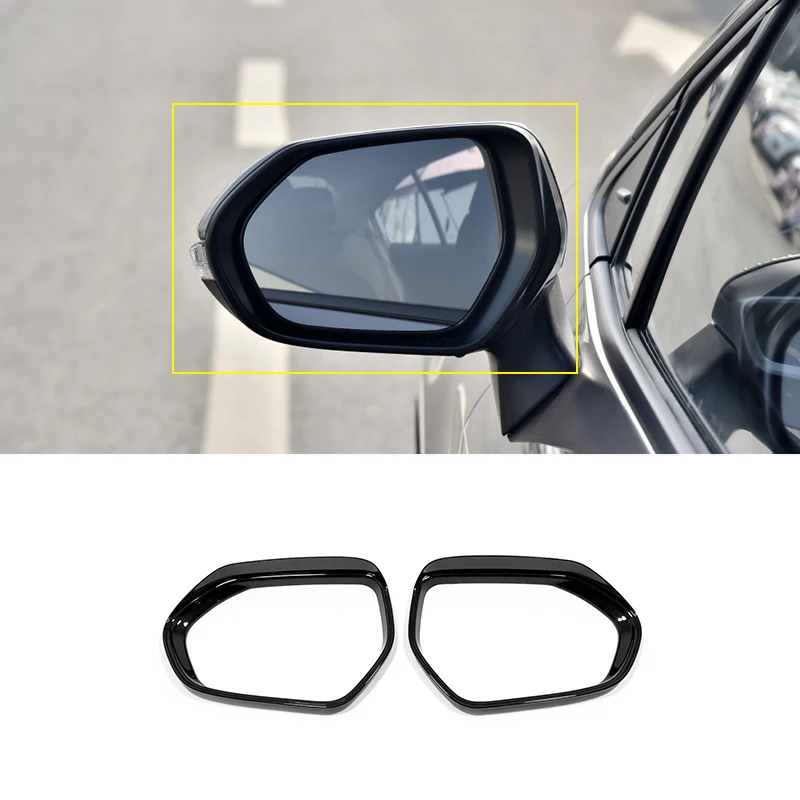 

For Toyota Avalon 2018-2021 ABS Chrome Accessories Car Rear View Mirror Block Rain Eyebrow Cover Trim Sticker Auto Styling 2pcs