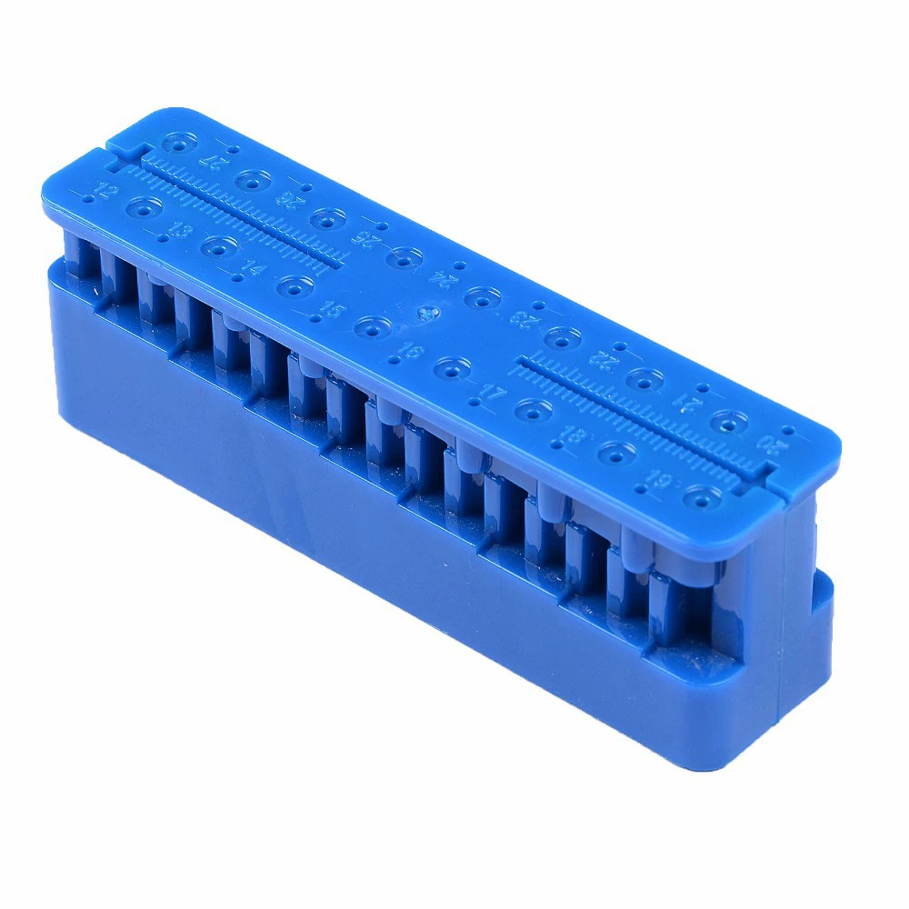 1 peça endo bloco arquivos ferramentas de medição acessório placa teste régua endodontia