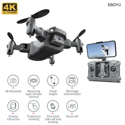 EBOYU KY905 Foldable Mini RC Drone WiFi FPV 4K/1080P HD Camera Gift Portable Pocket Quadcopter Altitude Hold 3D Flips for Kids