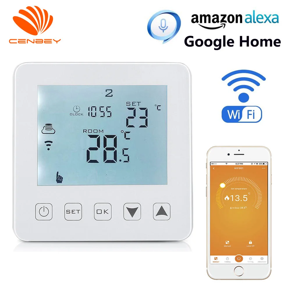 

Wifi Thermostat Smart Thermostat Alexa Boiler Temperature Controller central heating room thermostat underfloor heating 16A 220V