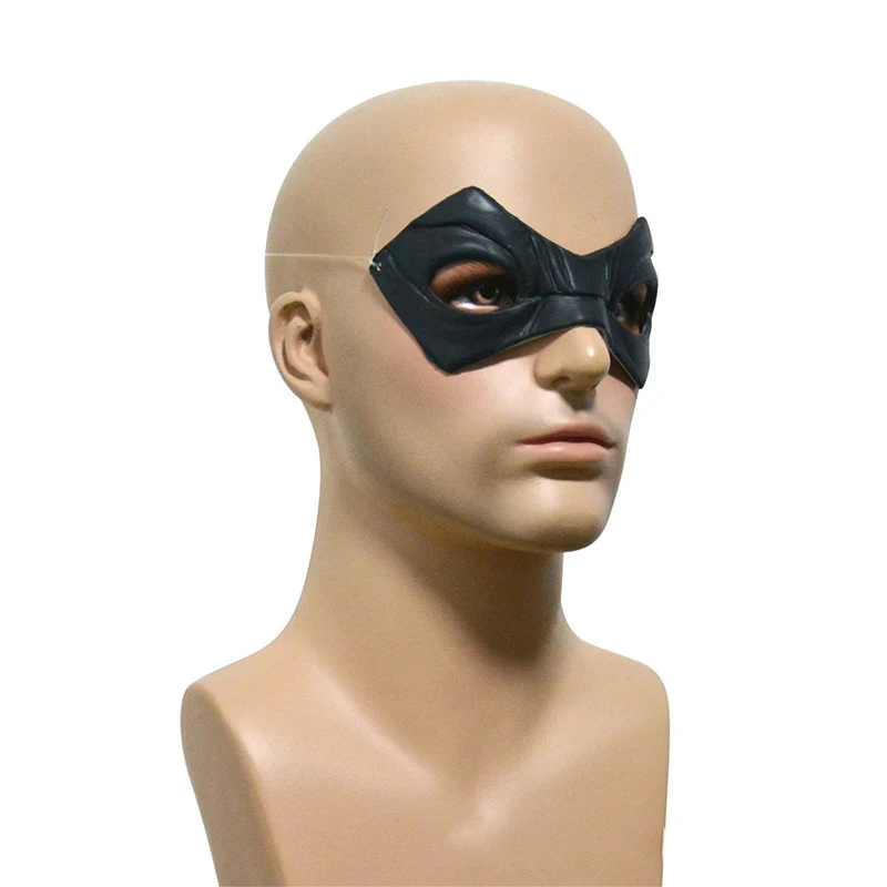 The Umbrella Academy Cosplay Eye Masks Black Emulsion Eye Patch Hero Mask Costumes Props For Men Women Halloween Carnival Party