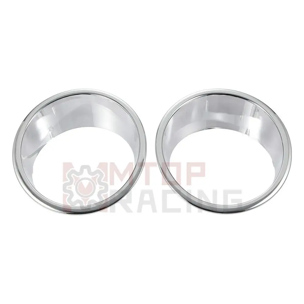 Chrome Bezels Front Head Light Covers Ring Trim For Jeep Wrangler 2007 2008 2009 2010 2011 2012 2013 2014 2015 2016 2017