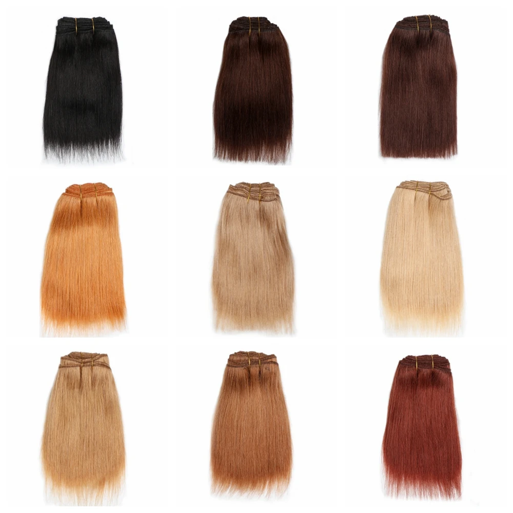 Wool Hair Extensions 18*100cm  Hair Wefts Straight Doll Hair Wigs for BJD/SD DIY Handmande Doll Wigs Accessories