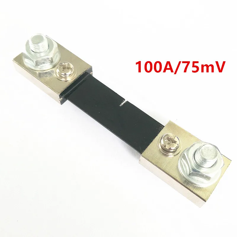 Desvio Externo Fl2 100a 75mv Medidor de Corrente Shunt Resirter para Digital Voltímetro Amperímetro Wattmeter