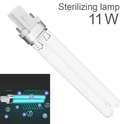 Luz germicida G23/2G7 5W 7W 9W 11W 13W UVC 253.7nm 254nm agua aire desinfección purificación esterilizador tubo en forma de H