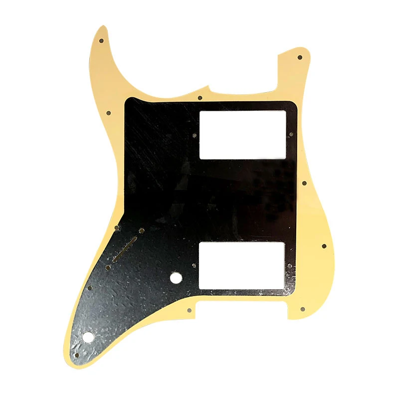 Fei Man Guitar Pickguard For US,11 Holes Scratch Plate,HHPAF,Humbucker Coil For USA,Mexico Fd Strat Guitar Parts,2 Control Holes