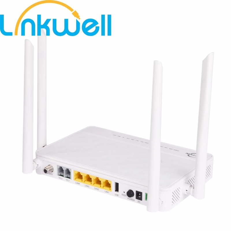 Imagem -03 - Rede Ótica com Relação do Upc Catv sc Apc 4g 5g Onu Ont Epon Gpon 4ge 2voz 2.4g 5.8g Wifi 1usb Catv sc Apc 4g Inglês Vers Unidade da