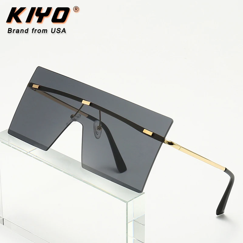 KIYO Brand 2020 New Women Men SquareSunglasses Metal Classic Sun Glasses High Quality UV400 Driving Eyewear 2891