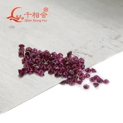 0.8-3MM Round shape per bag  Natural Ruby Stones DIY Decoration Jewelry Accessories Gifts Wholesale  Loose Gemstone