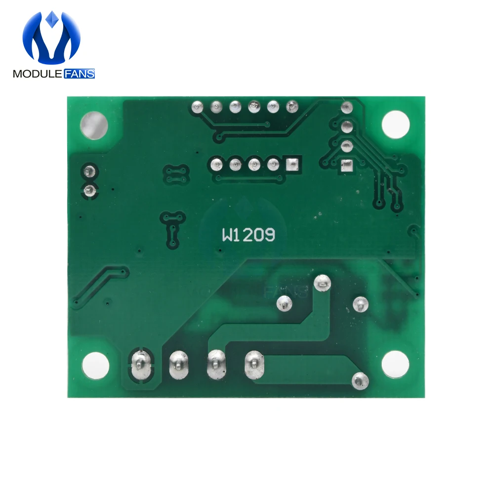 W1209 DC 5V 12V 24V Rood Blauw LED Digitale Thermostaat Temperatuurregeling Thermometer Module + NTC waterdichte Sensor Draad