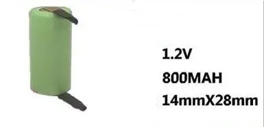 4 unids/lote 1,2 v 2/3AA 800mah ni-mh nimh batería recargable 800mah batería para bolígrafo de dibujo