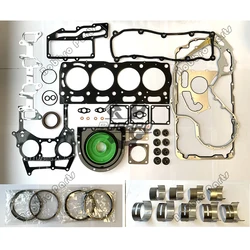 3054C 3054C-DIT Complete Gasket Kit With Piston Ring Mian Bearng Rod Bearing Set For Perkins Engine Fit Caterpillar 416E Backhoe