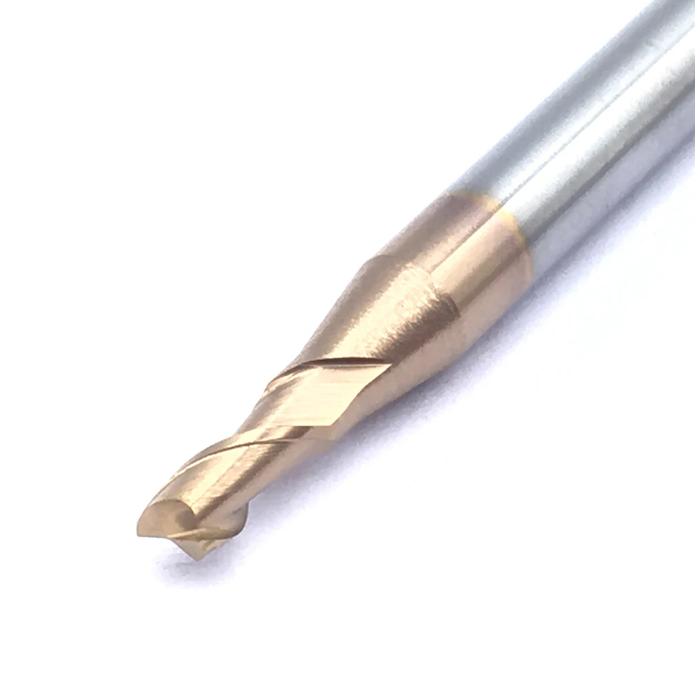 1 Chiếc HRC60 2F 2.5XD4X50L Endmill Hợp Kim Thép Vonfram Phay CNC Cắt Maching Máy Dụng Cụ Thép Chế Biến Gỗ