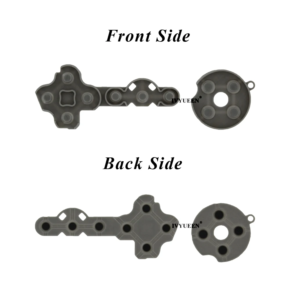 IVYUEEN 100 Sets for Microsoft Xbox 360 Controller Conductive Rubber Silicone Contact Pads D-Pad Buttons Repair Parts