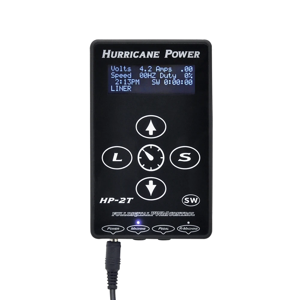 Hurricane Upgrade Tattoo Power Supply  For Tattoo Machines Touch Screen Source HP-2T Digital LCD Makeup Dual Tattoo Power Supply