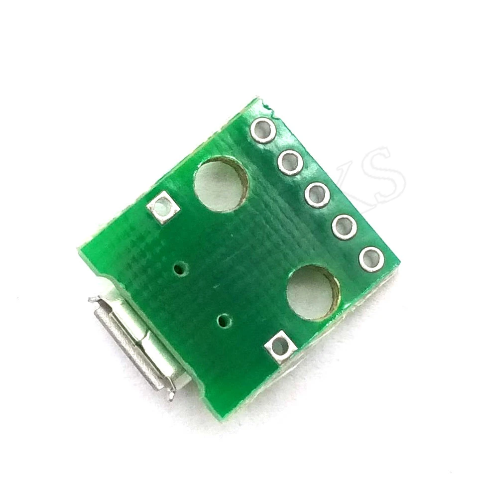 MICRO USB เปลี่ยนเป็น DIP หญิงที่นั่ง B ประเภท Patch เปิดเป็น DIP Transfer Board เชื่อมหญิงที่นั่ง