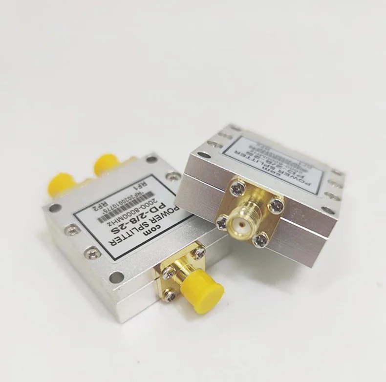 SMA power splitter one in two, 2.4 / 5.8G power splitter / 2-8Gwifi RF power splitter, passive microstrip