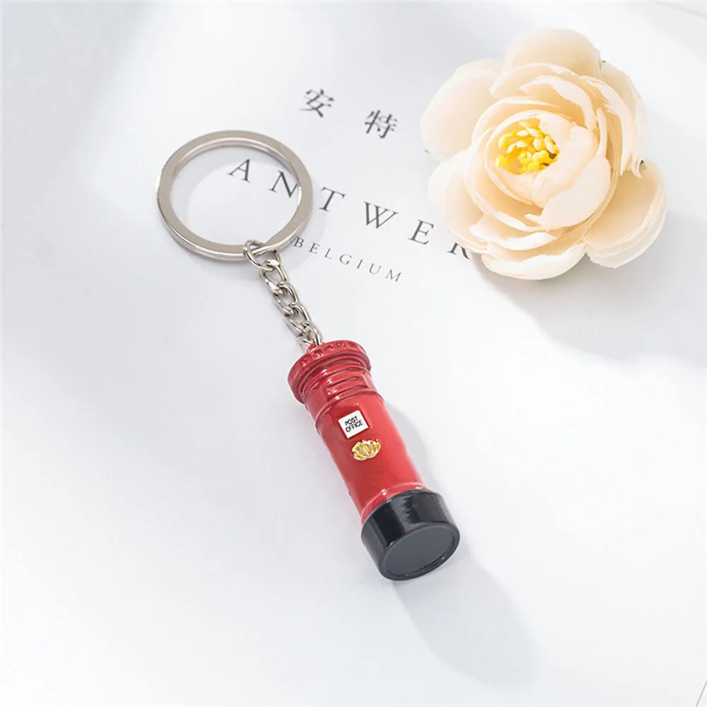 London Red&Blue Bus Key organizer Mail Box Key Holder Key Pendant Keychain Souvenir Gifts For Men Key chain Key Ring keyring