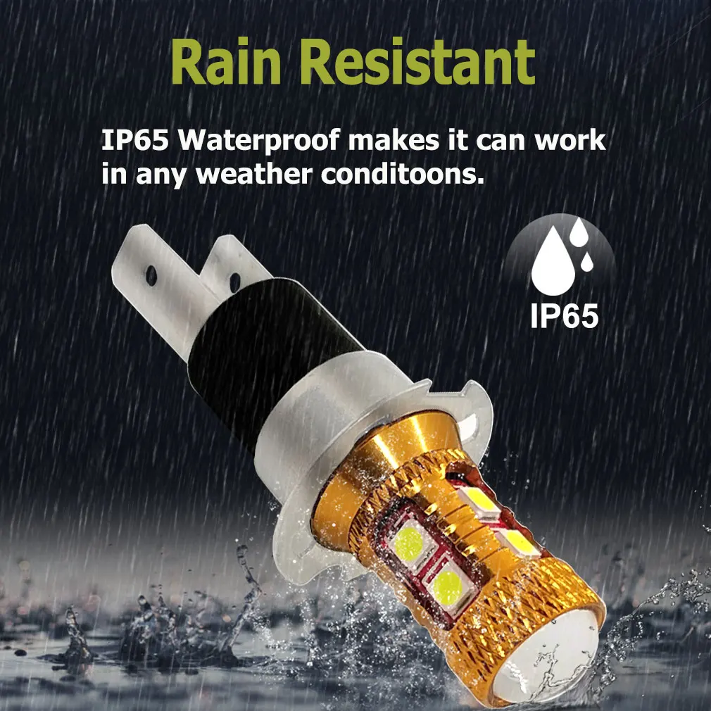 مصباح ضباب للسيارة H3C ، مصباح أمامي فائق السطوع 3030 8SMD ، 12 فولت ، 1200LM ، ضوء النهار ، القيادة ، لمبة السيارة ، أبيض 6500k ، 2 قطعة #4