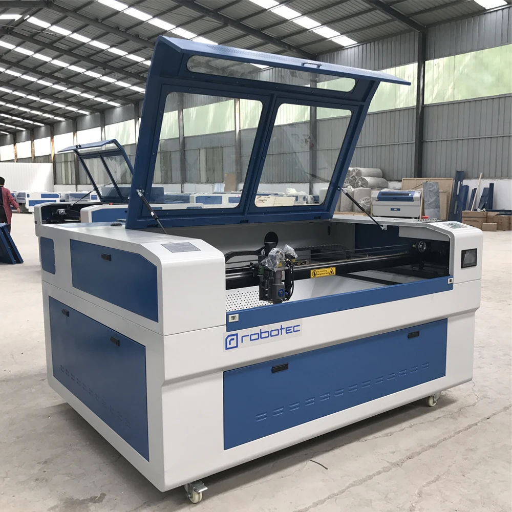 ROBOTEC RECI 150 Watts Metal Laser Cutting Machine With Industry Chiller Cw5200/Exhaust Fan CNC Laser Cutting Machine Price