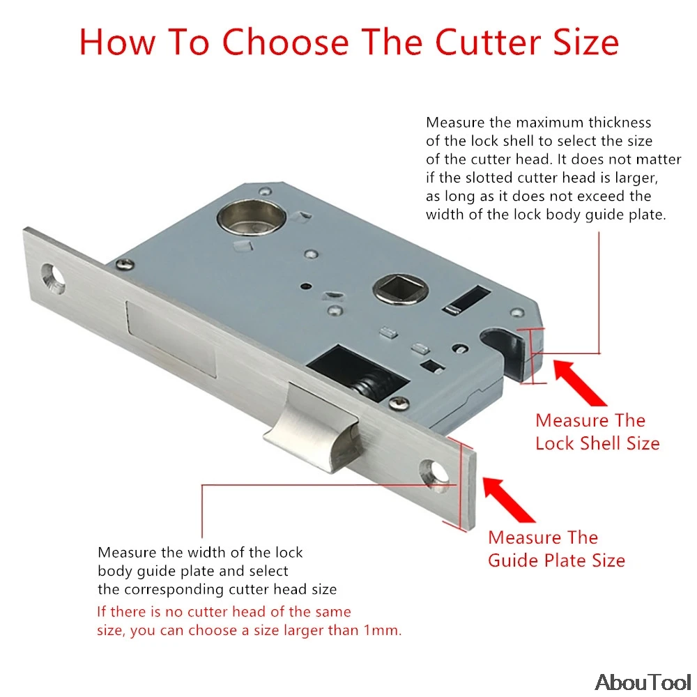 Solid Wood Door Opener Locksmith Woodworking Door Lock Mortiser Installation Mortising Jig Tool Wood Slotting Machine Keyhole