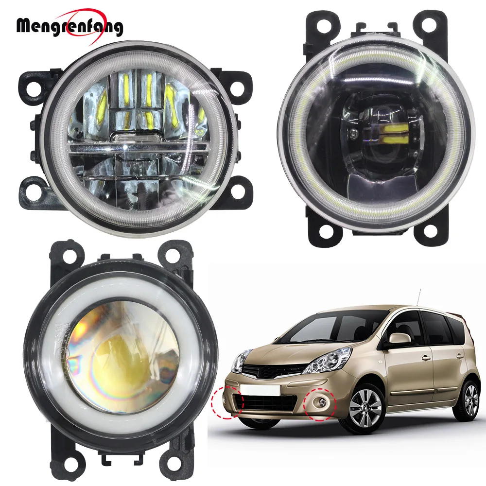 

Car LED Fog light Halo Ring Angel Eye Daytime Running Lamp 12V For Nissan Note E11 MPV 2006 2007 2008 2009 2010 2011 2012 2013